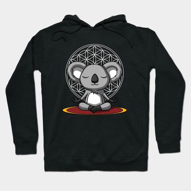 Koala Bear Meditation Hoodie by underheaven